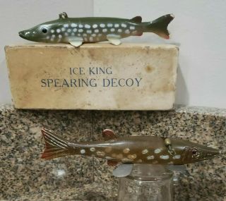 Bear Creek Bait Co.  Ice King Type Ii & Iii Fish Decoys Pike S - 10 Box Michigan
