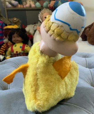 VINTAGE RARE MY TOY RUBBER FACE DUCK CHICK EASTER STUFFED PLUSH 2