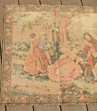 Antique Victorian Wall Hanging Tapestry 25 