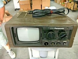 Vintage Panasonic Solid State Tr - 525 Ac/dc Battery 70 
