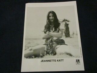 Vintage Glossy Music Press Promo Photo 1992 Jeannette Katt Rock Pop A&m Records
