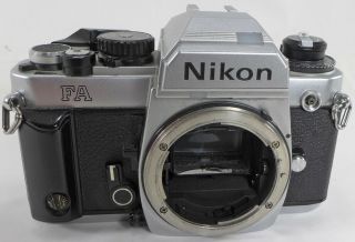 Nikon Fa 35mm Film Camera Body Well User/user Looks Vintage Nr