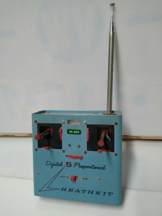 Vintage Heathkit Digital 5 Proportional Rc Radio Remote Control Transmitter