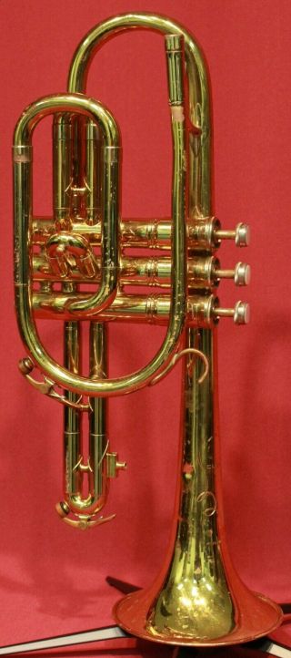 Vintage King Cleveland 602 Cornet W/ Case And Mouthpiece