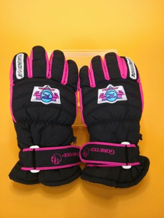 Rossignol 90s Multicolor Rare Vintage Cowhide Ski Gloves Mens X Large