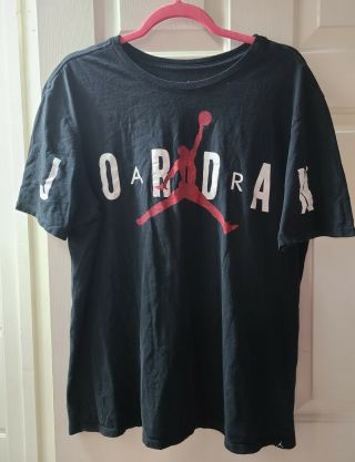 Vintage Air Jordan Michael Jordan Jumpman Logo T Shirt Chicago Bulls 1990 