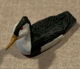 1:12 Scale 2009 Doug Guy Hand Carved And Hand Painted Male Western Grebe