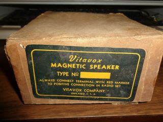Vintage Vitavox 4.  75 " Coaxial England Speaker 1930 