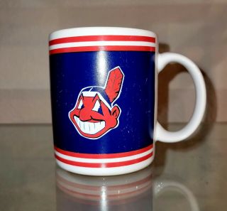 Rare Vintage Cleveland Indians Chief Wahoo Coffee Mug Cup Baseball Mlb Historic