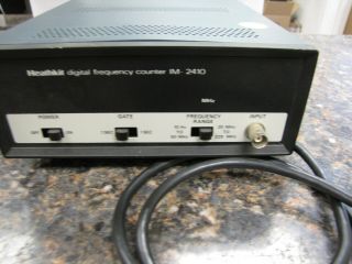 Vintage Heathkit IM - 2410 Digital Frequency Counter - 2