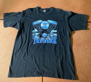 Rare 1995 Harley Davidson T - Shirt Feel The Thunder Cleveland Ohio Men’s Xl Usa