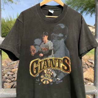 Vtg 80s Salem Will Clark San Francisco Giants 1989 Single Stitch T Shirt L