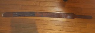 Vintage Brauer Brothers Ammo Belt 20 Rifle Or.  38 Cal Loops Over 42 In Long