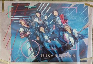 Rare Duran Duran 1984 Vintage Music Poster