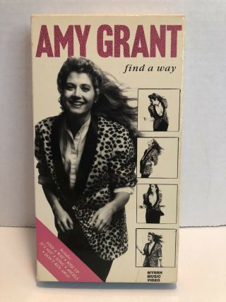 Amy Grant ‎– Find A Way (1985) A&m Vhs
