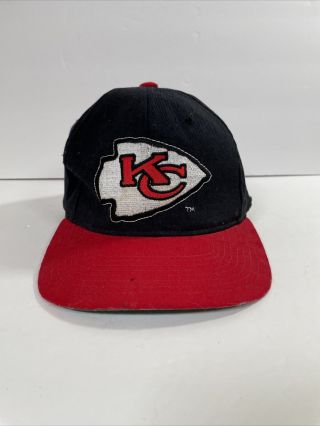 Vintage Kansas City Chiefs Logo Starter Snapback Hat Cap