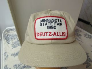 Vtg.  Promotional Deutz - Allis 1990 Minnesota State Fair Baseball Hat