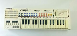 Casio Pt - 80 Vintage Keyboard No Rom Pack No Battery Cover