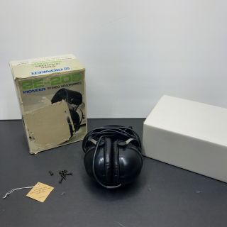 Pioneer Model Se - 205 Stereo Headphones With Box 1/4” Jack Vintage Hifi