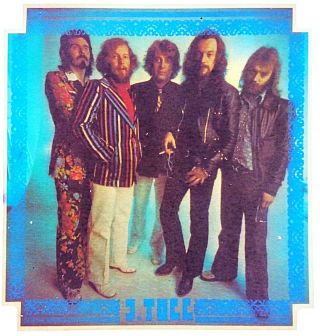 Vintage Jethro Tull Iron On Transfer Rock Music Band