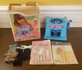 Mattel Knit Magic Dollys With Box No Doll Vintage 1980