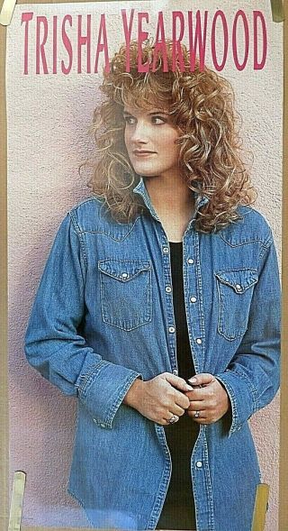Rare Trisha Yearwood 1991 Vintage Country Music Poster