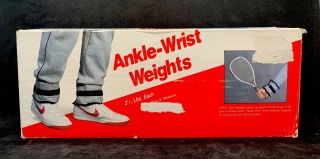 Vintage Ankle - Wrist Weights Nike 2.  5lbs (1984)