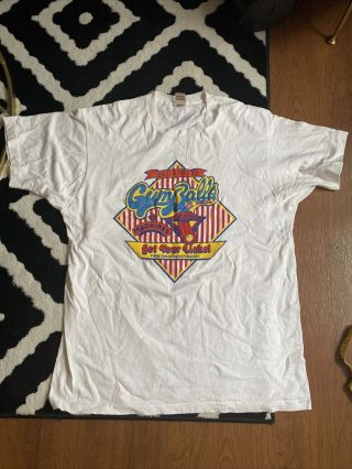 Houston Gumball Machines T Shirt Vintage 90s Made In Usa Fruit Of The Loom Xl