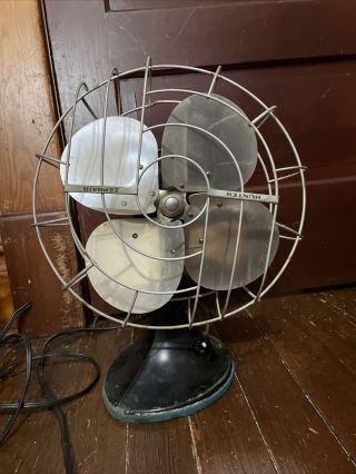Vintage Hunter Zephair 12” Oscillating Table Fan - Parts