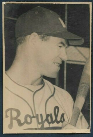 1953 Montreal Royals Baseball Mlb Player Rocky Nelson Vintage Orig Photo Y 80